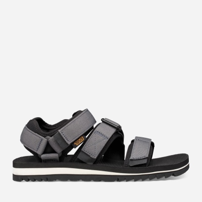 Pánské Turistické Sandály Teva Cross Strap Trail Tmavě Šedé - CZ269625